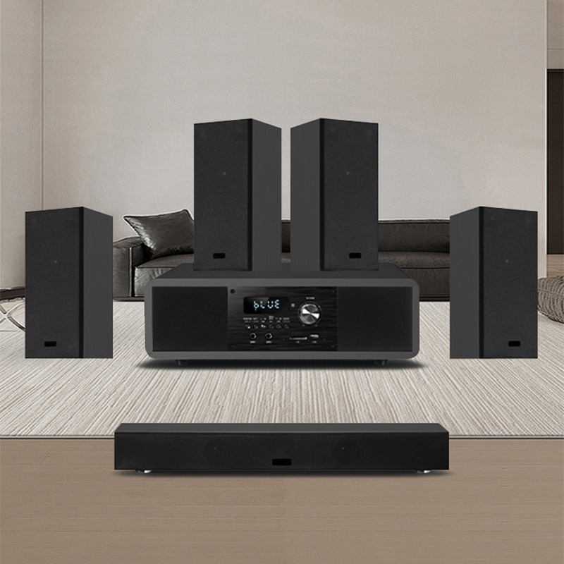 Home Cinema With Wireless Rear Speakers - Speaker Bluetooth 5.1 Saluran 360 Sekitar