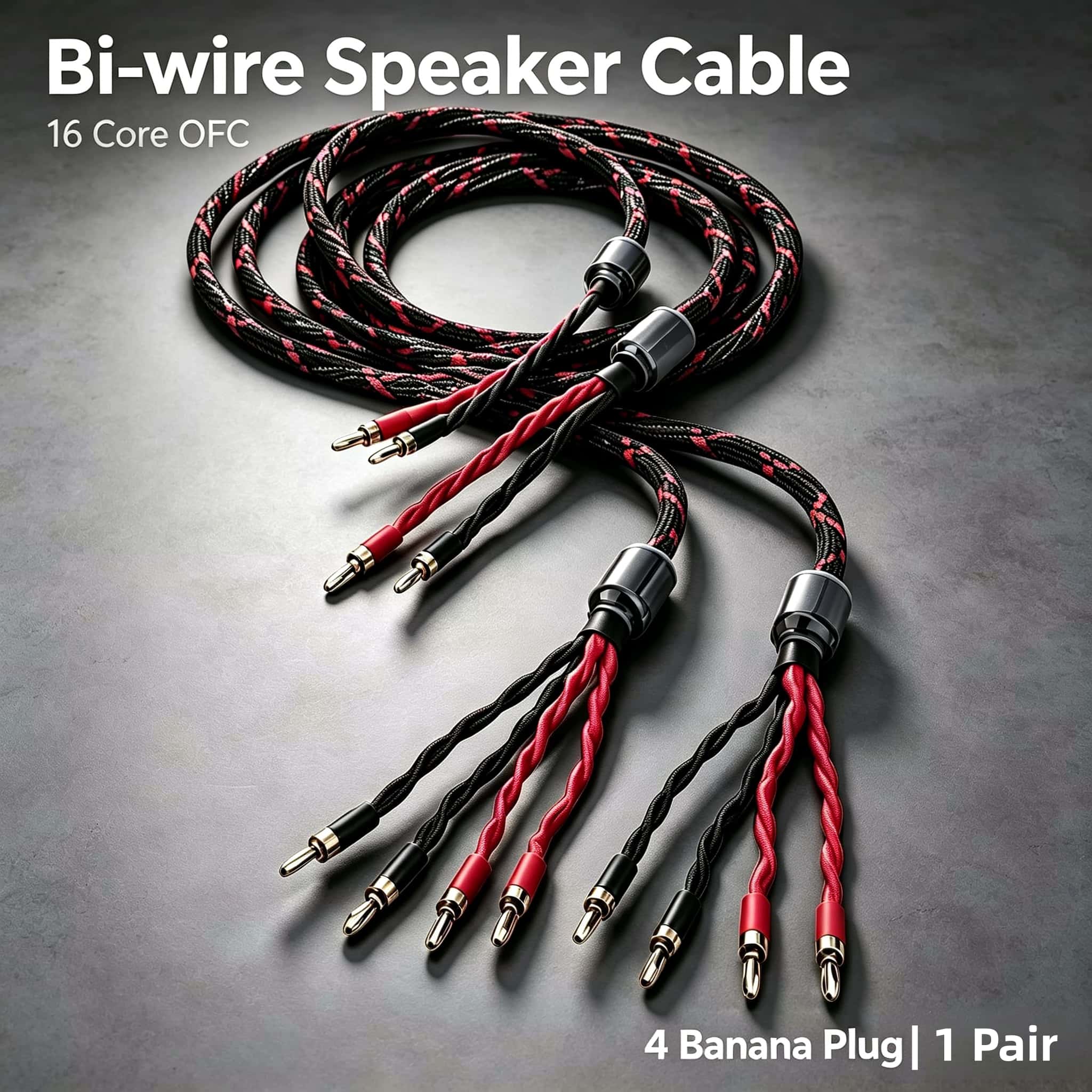 Genius Home Cinema - 16 Core OFC Bi-Wire Kabel Speaker