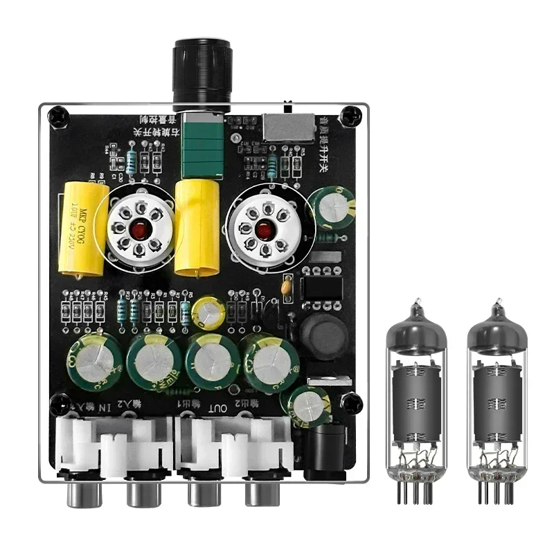Genius Home Cinema - Preamplifier Tabung 6K4 yang Ditingkatkan, Amplifier