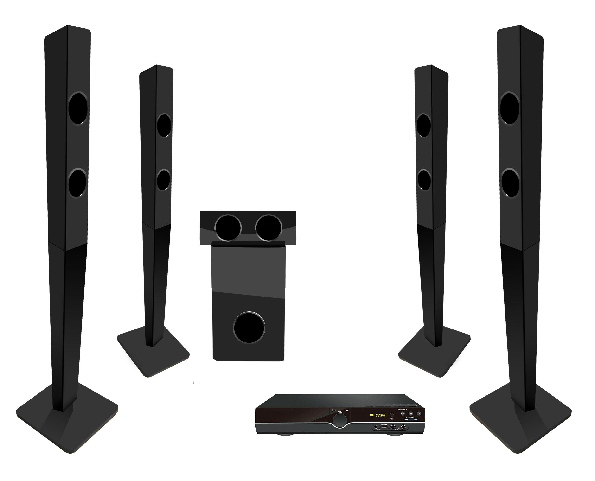 Home Cinema With Wireless Rear Speakers - Speaker Home Theater 5.1ch Terbaru 2025