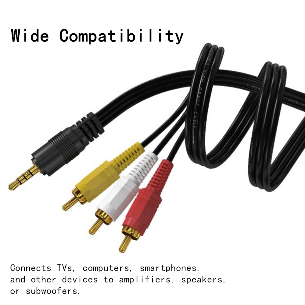Home Cinema Subwoofer - Kabel Audio Video RCA 3.5Mm Ke