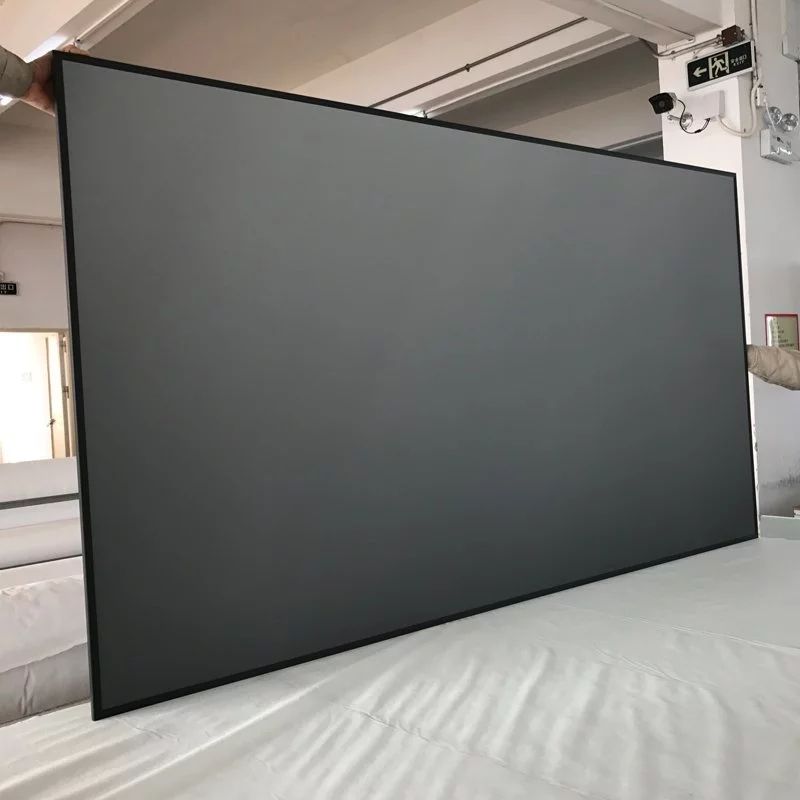 Home Cinema Wall Lights - Layar Proyektor ALR Abu-abu Kristal 130-150