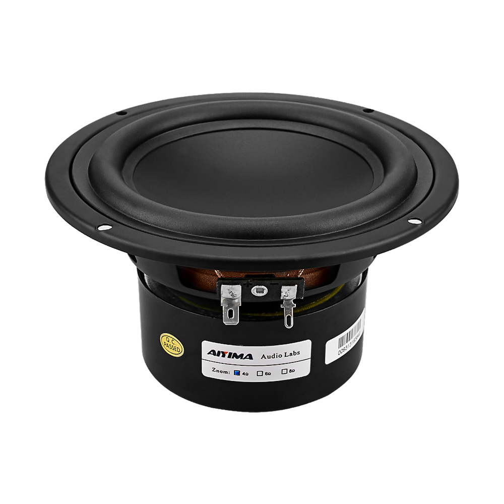Home Cinema Subwoofer - AIYIMA Speaker Subwoofer 5.25 inci, 1