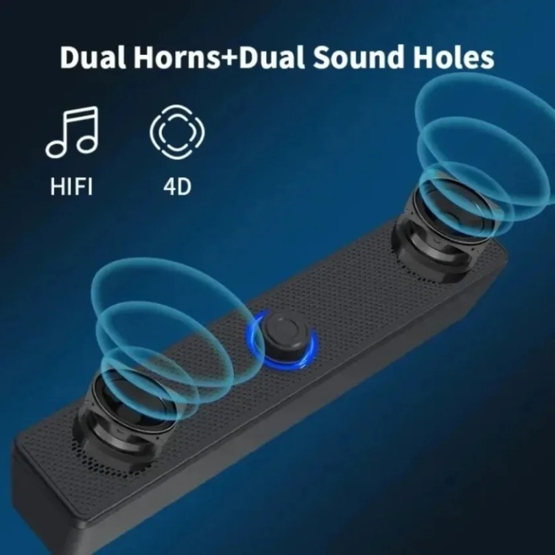 Home Cinema With Wireless Rear Speakers - Soundbar Bluetooth Nirkabel dan Speaker Berkabel