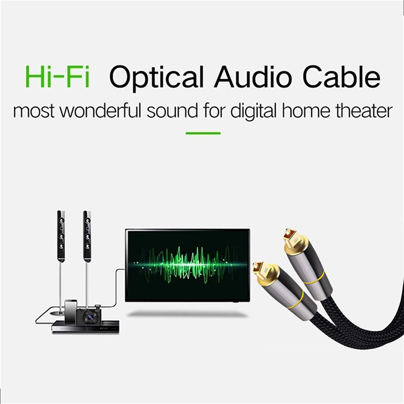 HIFI 5.1 Digital SPDIF Kabel A - Home Cinema Subwoofer ulasan dan harga