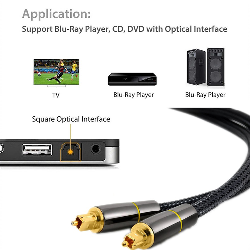 HIFI 5.1 Digital SPDIF Kabel A - Home Cinema Subwoofer ulasan dan harga
