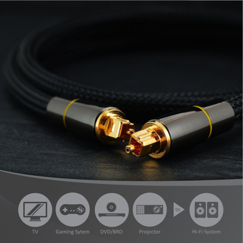 HIFI 5.1 Digital SPDIF Kabel A - Home Cinema Subwoofer ulasan dan harga