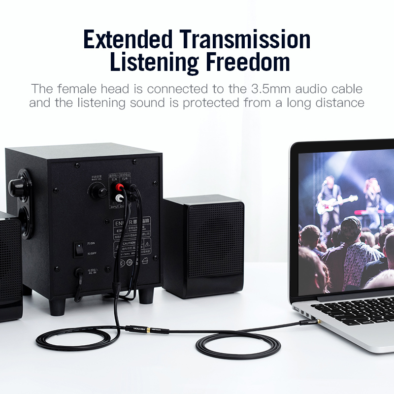 Vention Jack 3.5Mm Kabel Adapt - Genius Home Cinema ulasan dan harga