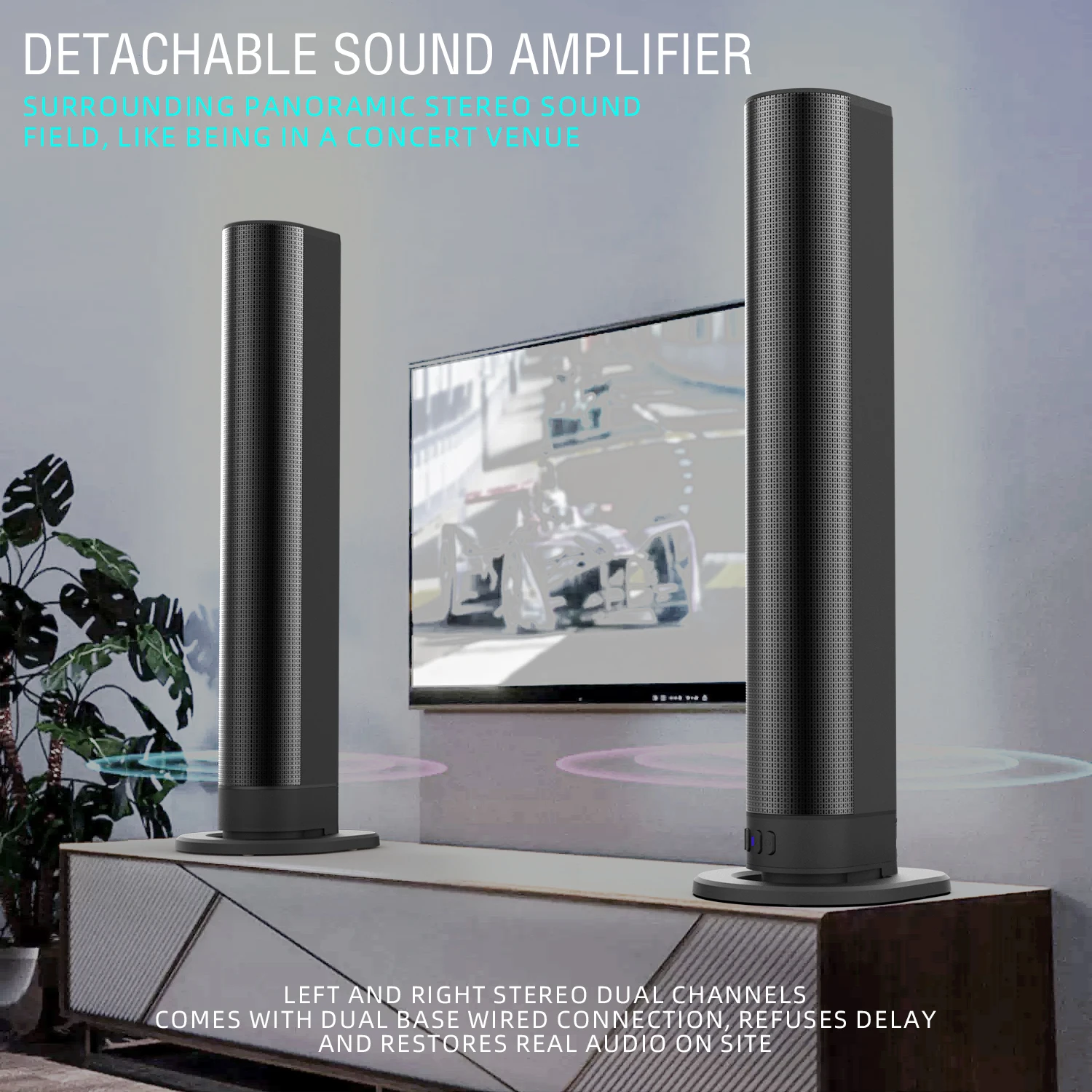 Soundbar FM untuk TV, Speaker  - Home Cinema Of Soundbar ulasan dan harga