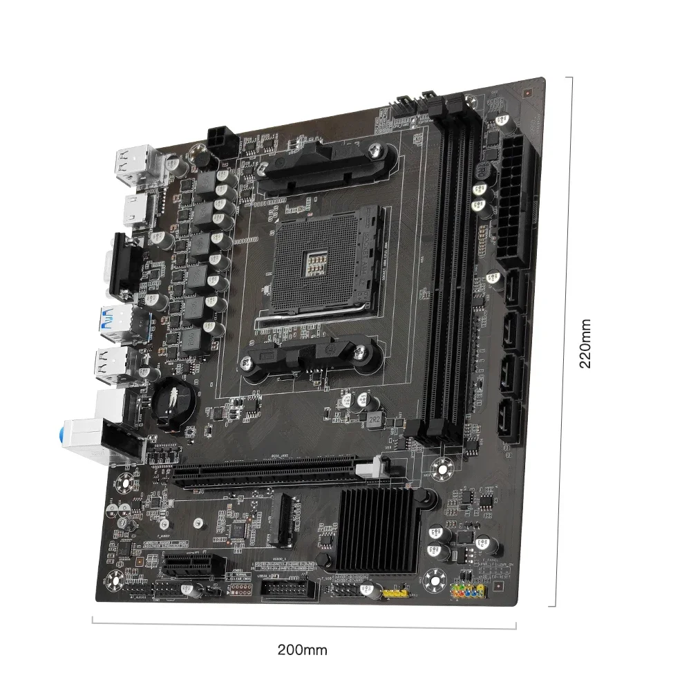 MESIN B450 Motherboard AMD Pro - Home Cinema Video Processor ulasan dan harga