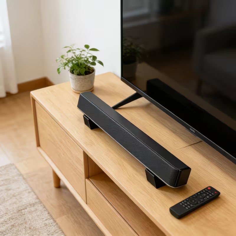 2 Buah Alas Dudukan SoundBar U - Home Cinema Furniture ulasan dan harga