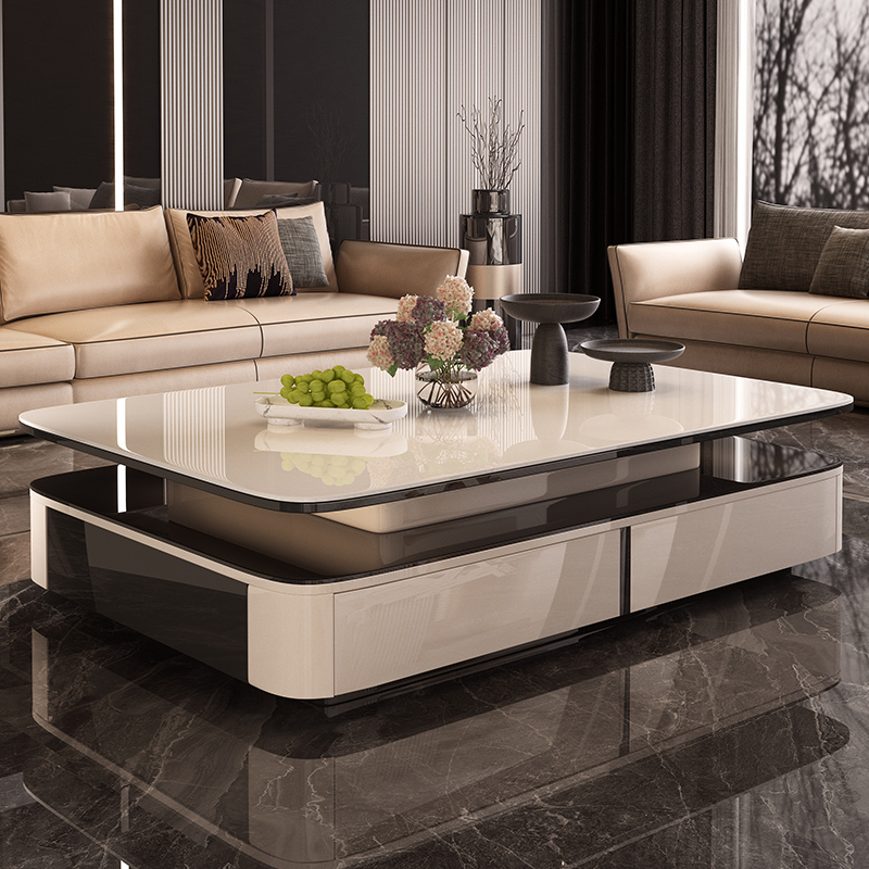 Lemari TV Klasik Beige Sederha - Home Cinema Furniture ulasan dan harga