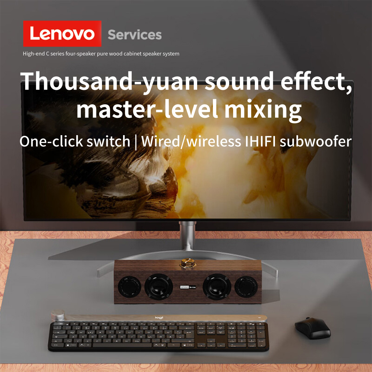 Lenovo C02 Speaker Multimedia  - Home Cinema Subwoofer ulasan dan harga