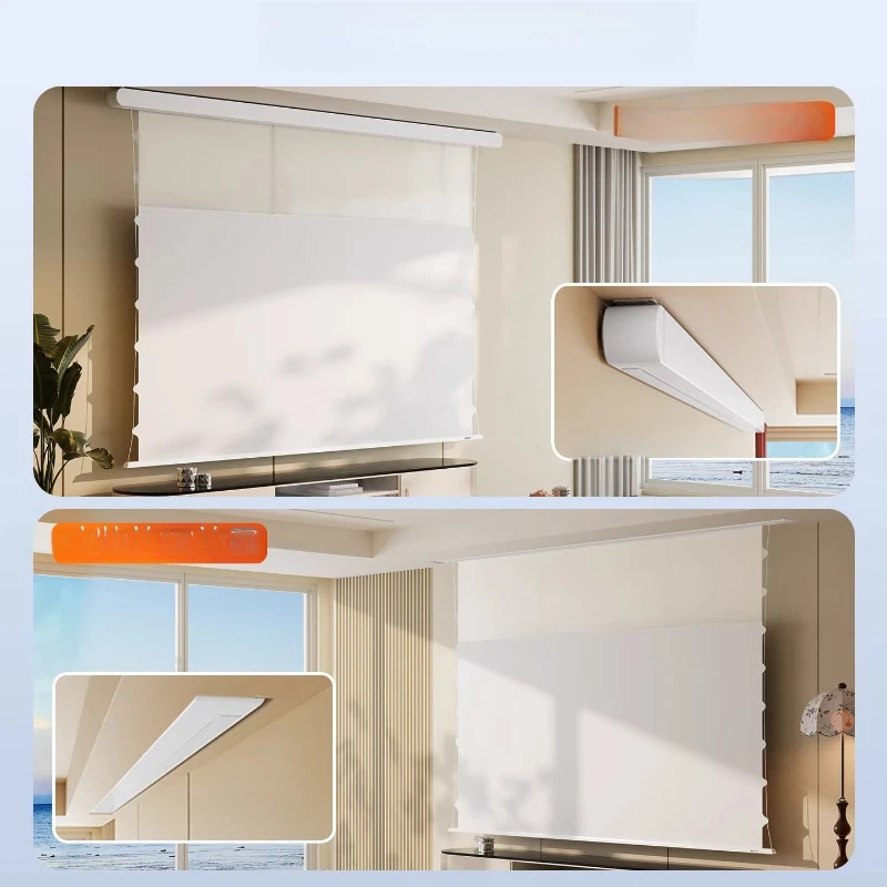 Layar Proyeksi Anti-Cahaya Rum - Home Cinema Wall Lights ulasan dan harga