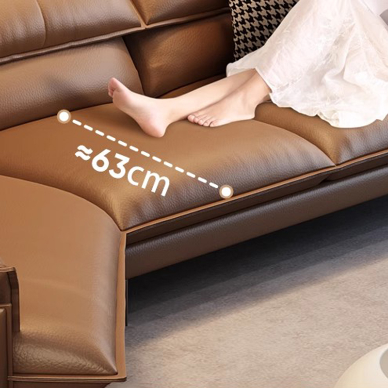 Sofa Kulit Asli Mewah Italia G - Home Cinema Furniture ulasan dan harga
