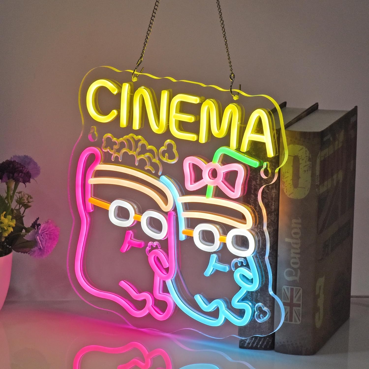 Lampu Neon Cinema Bertenaga US - Home Cinema Wall Lights ulasan dan harga
