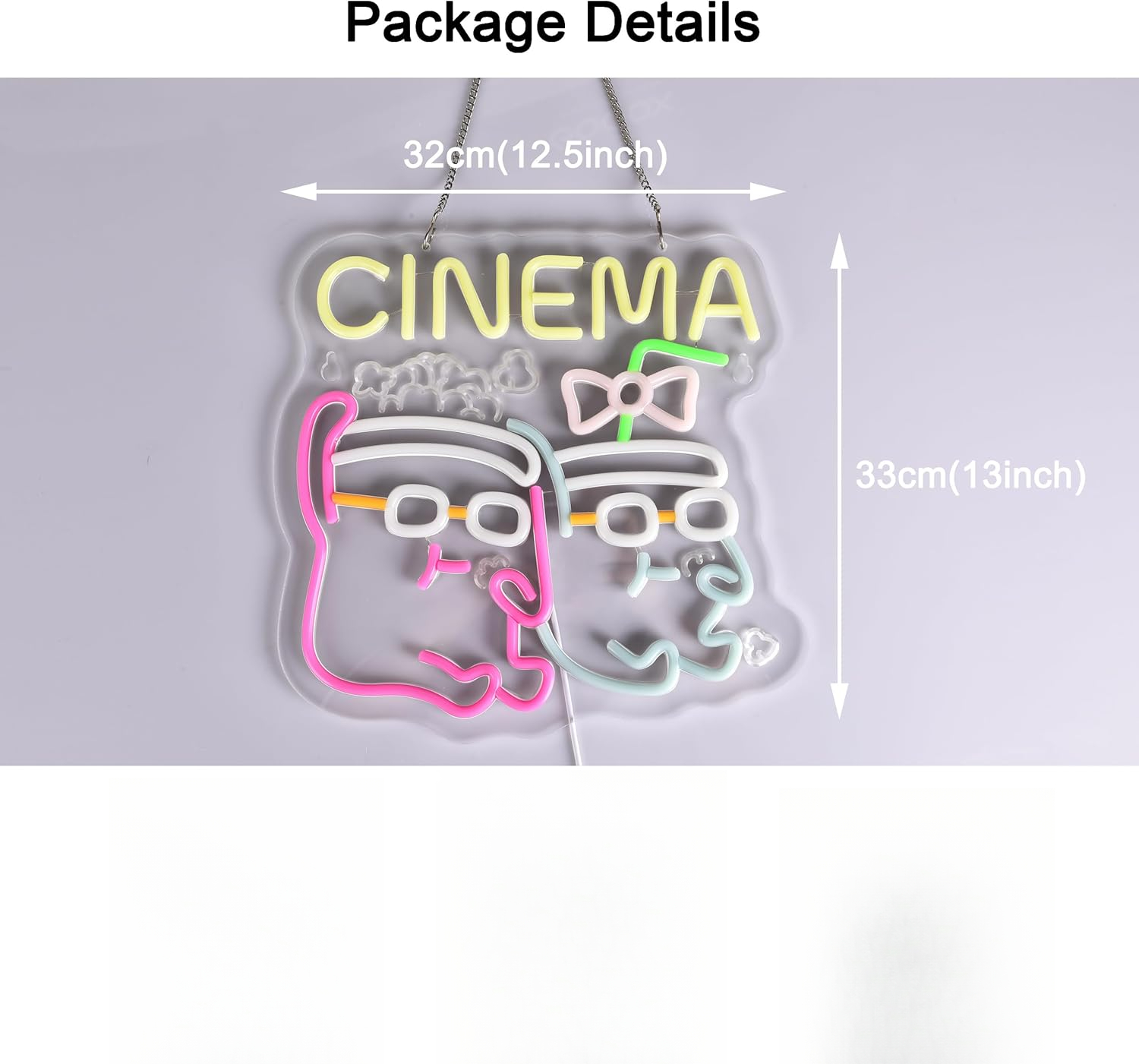 Lampu Neon Cinema Bertenaga US - Home Cinema Wall Lights ulasan dan harga