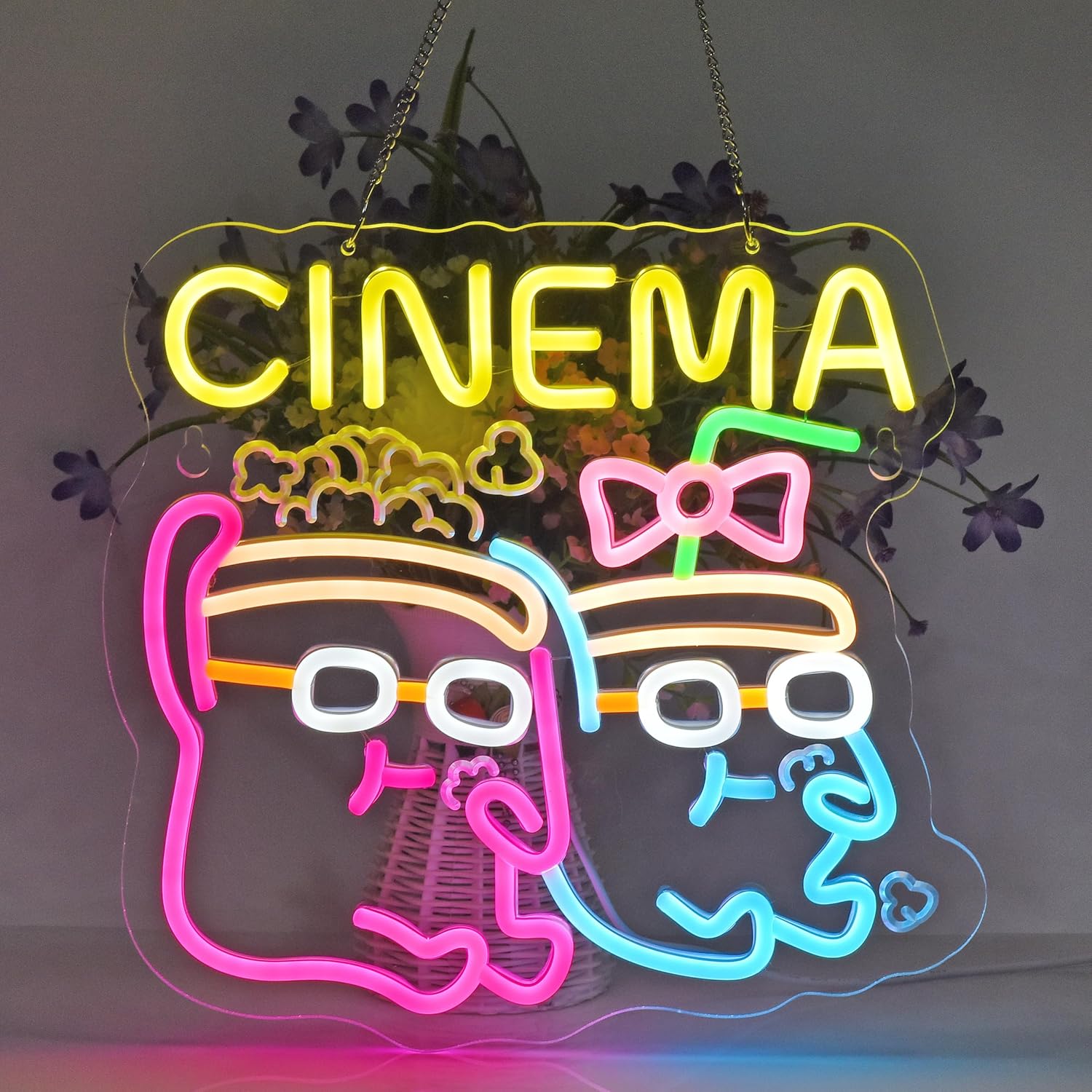 Lampu Neon Cinema Bertenaga US - Home Cinema Wall Lights ulasan dan harga