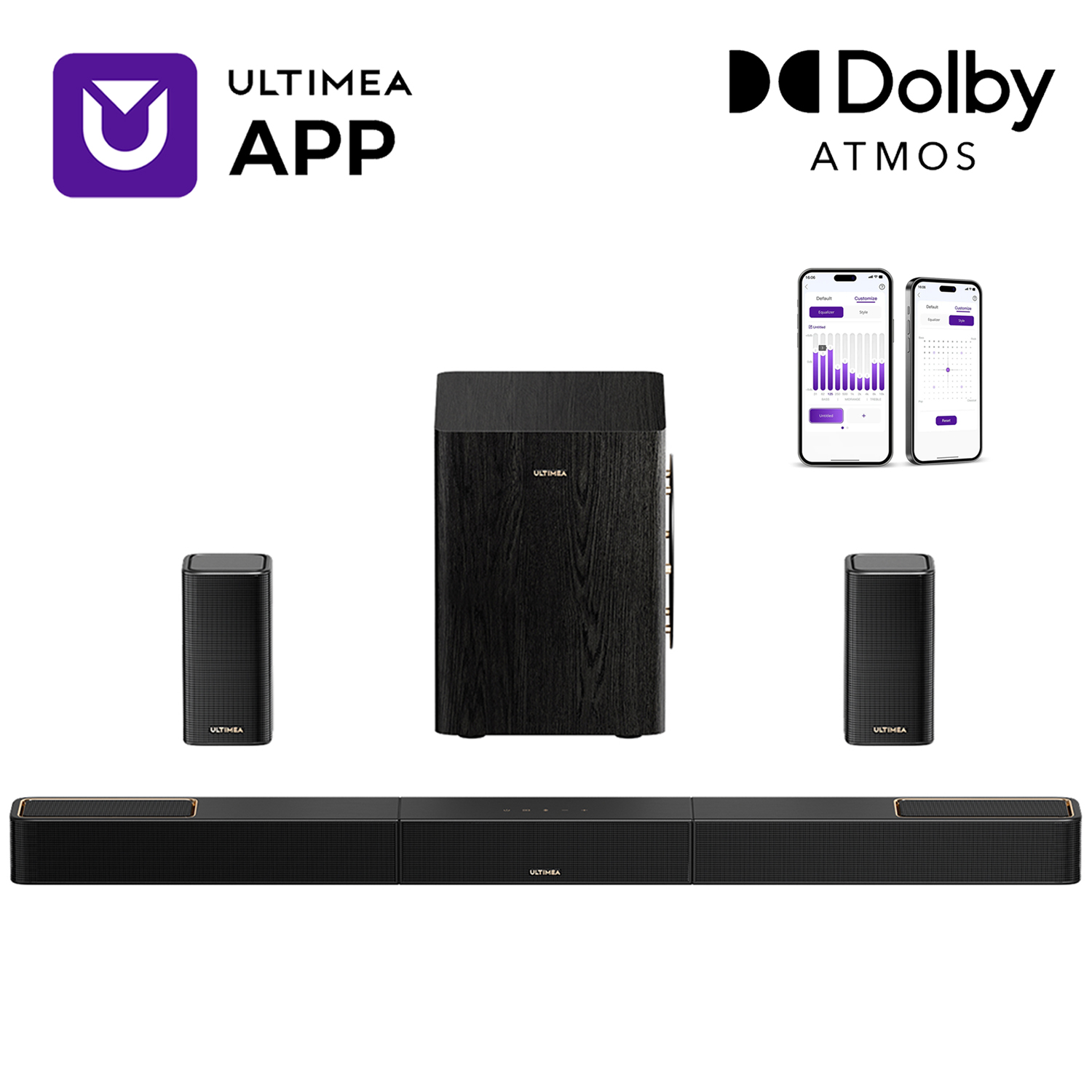 Sistem Suara Surround ULTIMEA  - Home Cinema Of Soundbar ulasan dan harga