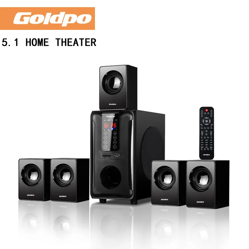 Kotak suara Multimedia berdiri - Home Cinema With Wireless Rear Speakers ulasan dan harga