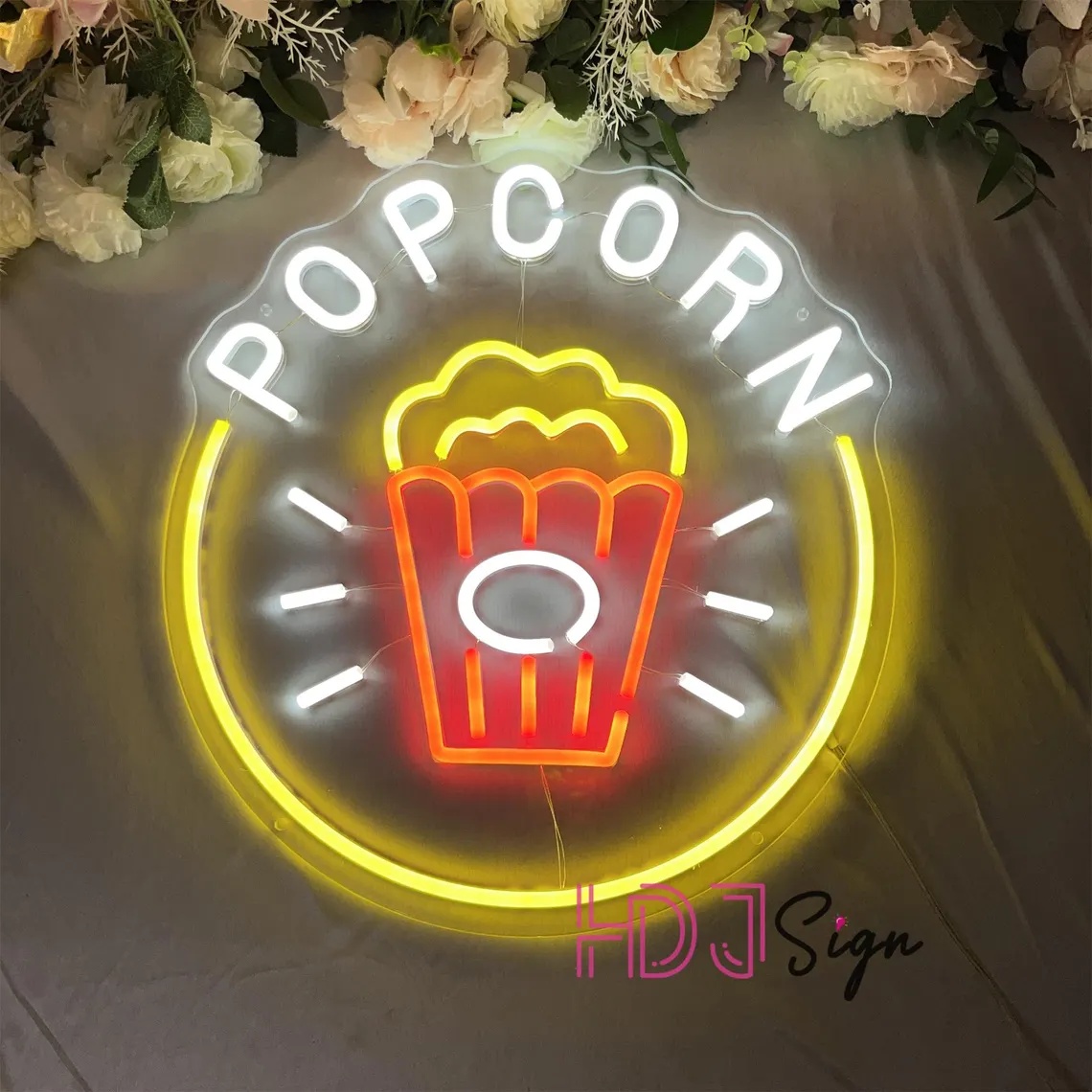 Lampu Neon LED Popcorn, Lampu  - Home Cinema Wall Lights ulasan dan harga
