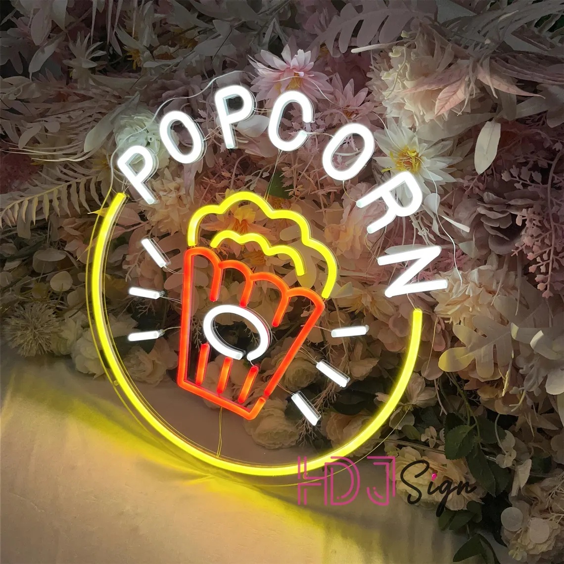 Lampu Neon LED Popcorn, Lampu  - Home Cinema Wall Lights ulasan dan harga