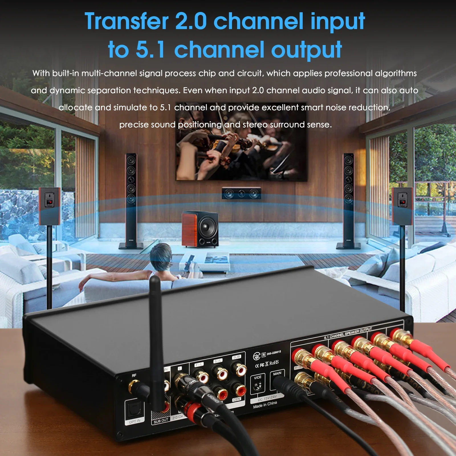 Douk penguat Digital teater Ru - Home Cinema Subwoofer ulasan dan harga
