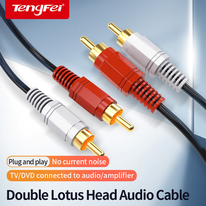 Kabel Audio Double Lotus Head  - Home Cinema Subwoofer ulasan dan harga