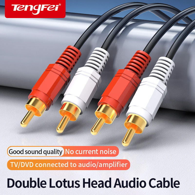 Kabel Audio Double Lotus Head  - Home Cinema Subwoofer ulasan dan harga