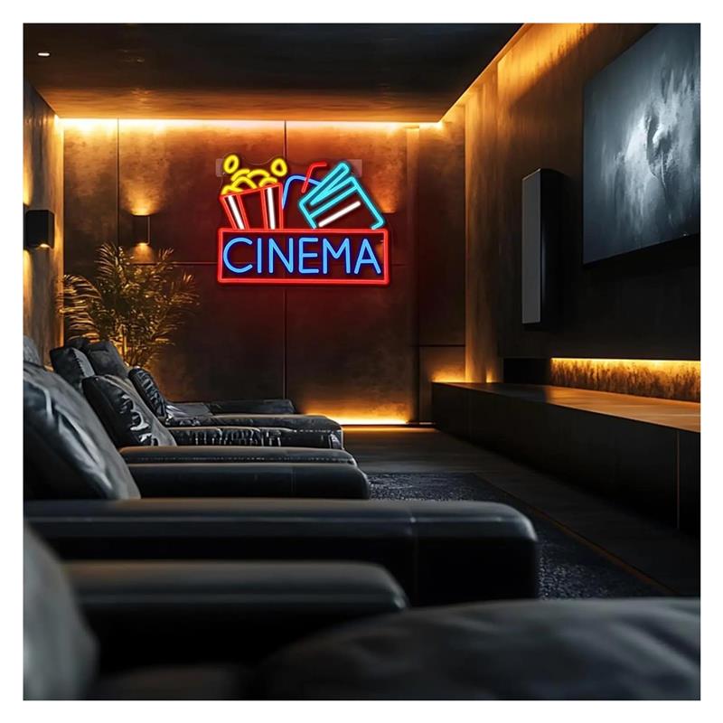 Lampu Neon Bioskop Bertenaga U - Home Cinema Wall Lights ulasan dan harga