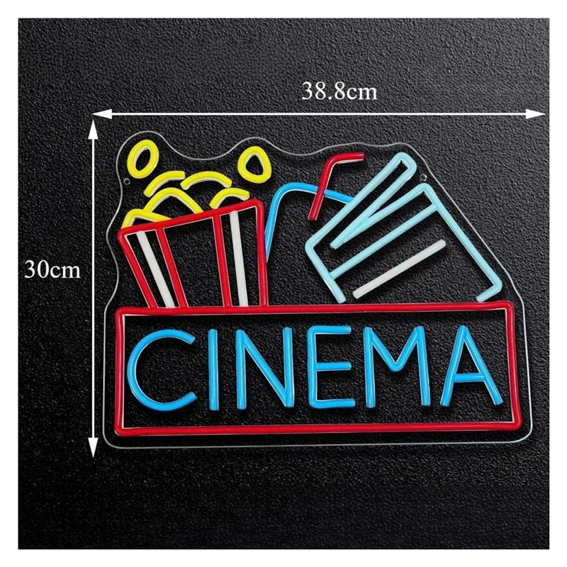 Lampu Neon Bioskop Bertenaga U - Home Cinema Wall Lights ulasan dan harga
