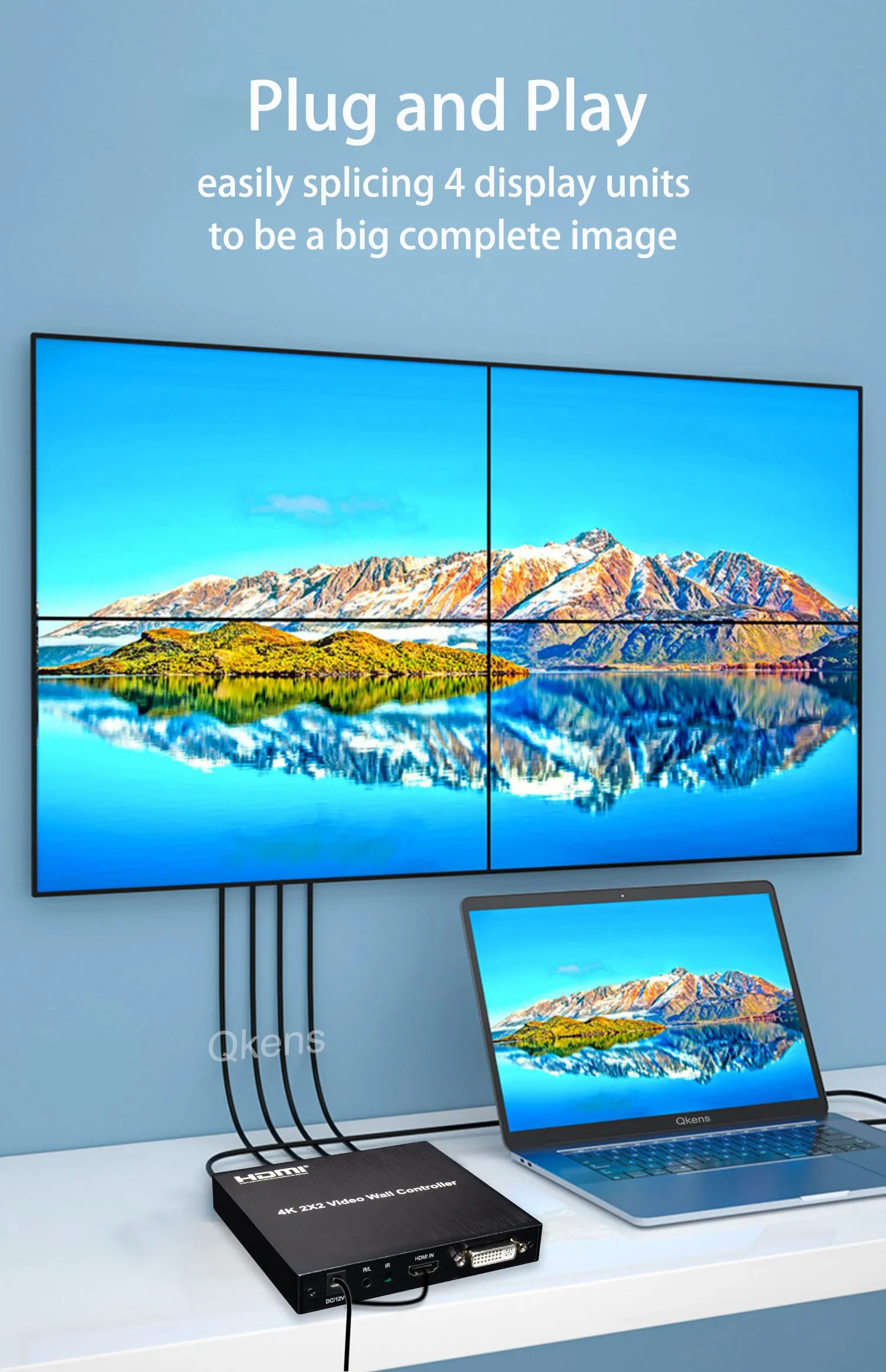 Pengendali dinding TV HDMI, 4K - Home Cinema Video Processor ulasan dan harga