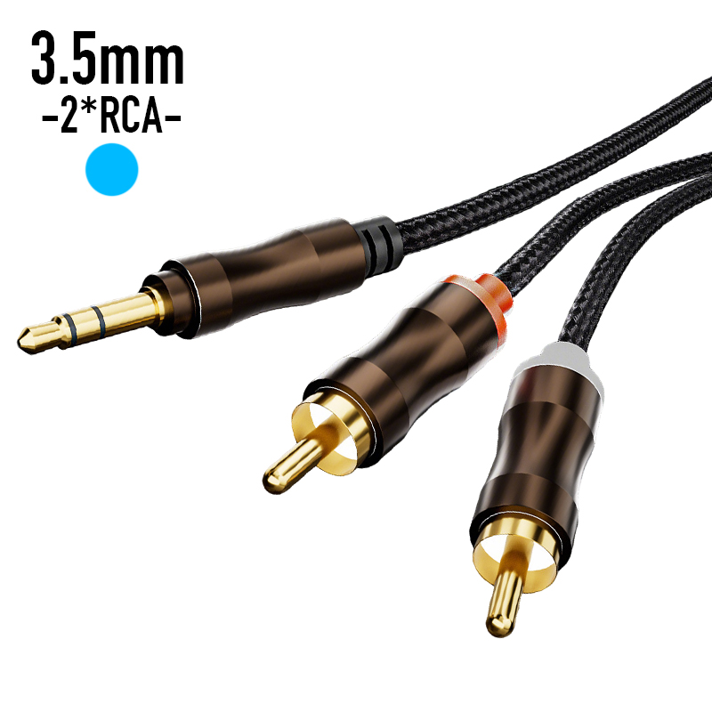Kabel Audio RCA Ke Jack 3.5mm  - Genius Home Cinema ulasan dan harga