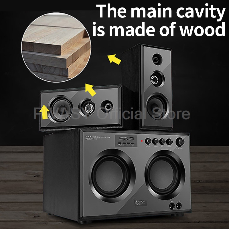 Kotak Suara Kombinasi Bluetoot - Home Cinema With Wireless Rear Speakers ulasan dan harga