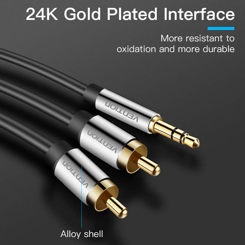 Vention Kabel RCA 3.5 untuk 2R - Home Cinema Furniture ulasan dan harga