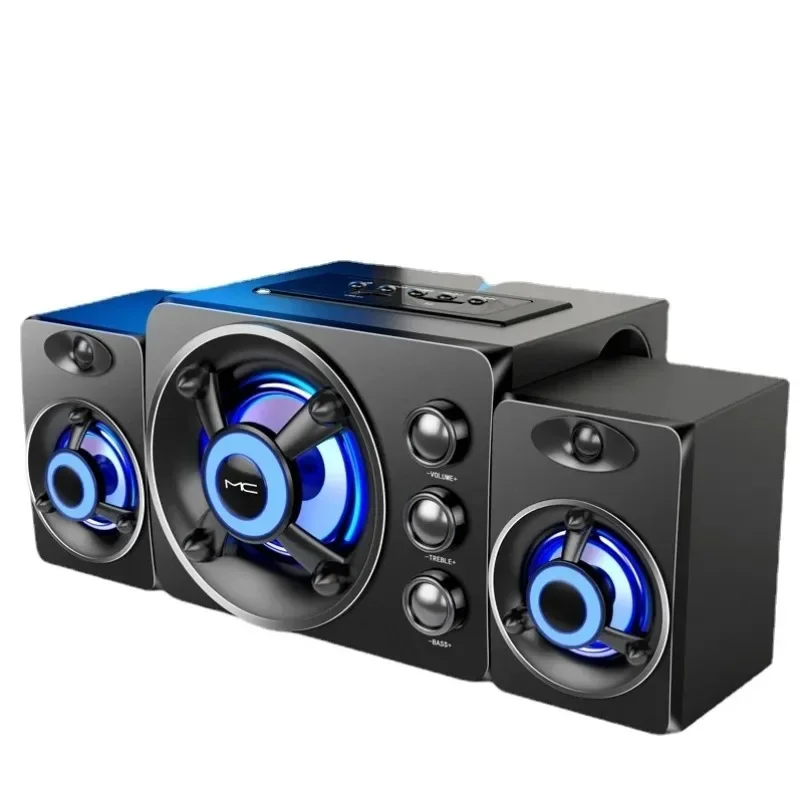 Speaker Stereo 3D HIFI LED War - Home Cinema With Wireless Rear Speakers ulasan dan harga